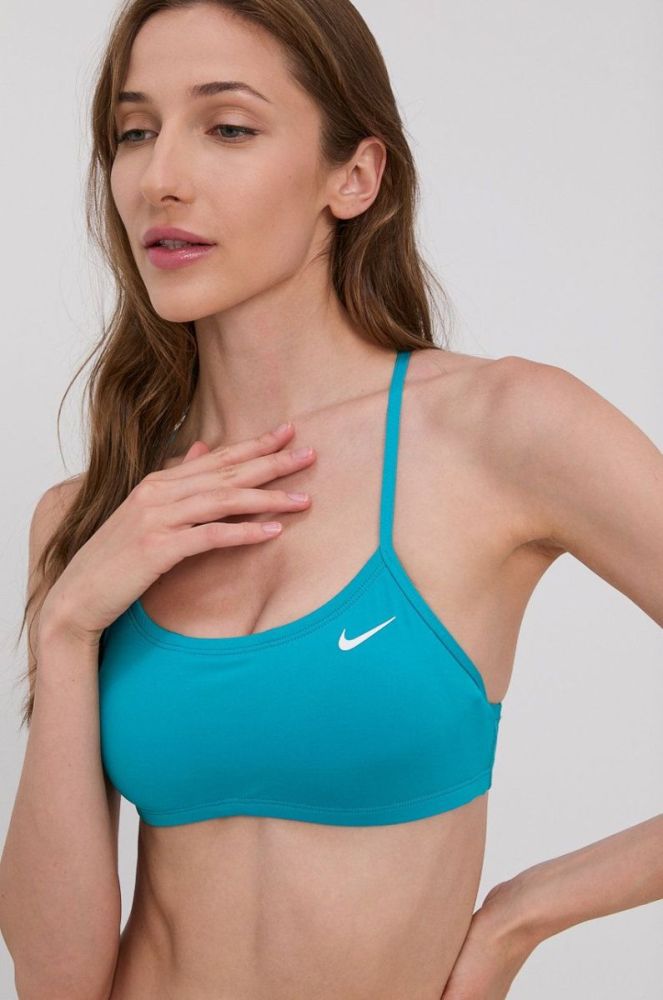 Купальник Nike колір бірюзовий злегка ущільнена чашечка фото 2
