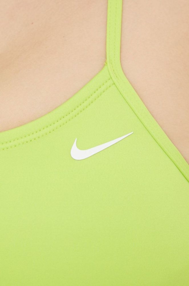 Роздільний купальник Nike Essential колір зелений злегка ущільнена чашечка фото 6