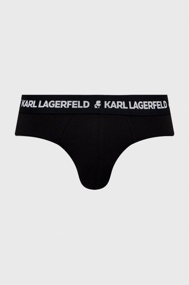 Сліпи Karl Lagerfeld чоловічі колір чорний (1402376) фото 2