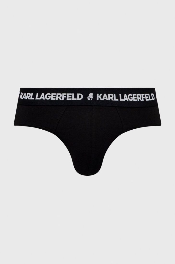 Сліпи Karl Lagerfeld чоловічі колір чорний (1402376)
