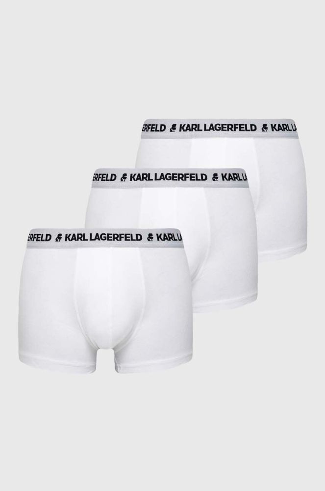 Боксери Karl Lagerfeld 3-pack чоловічі колір білий (1398464)