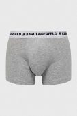 Боксери Karl Lagerfeld 3-pack чоловічі колір сірий