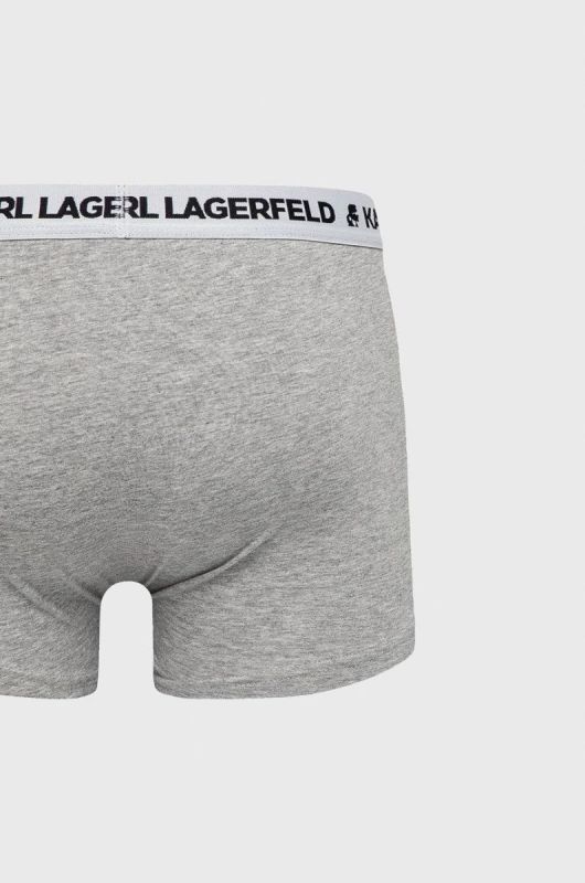 Боксери Karl Lagerfeld 3-pack колір сірий фото 5