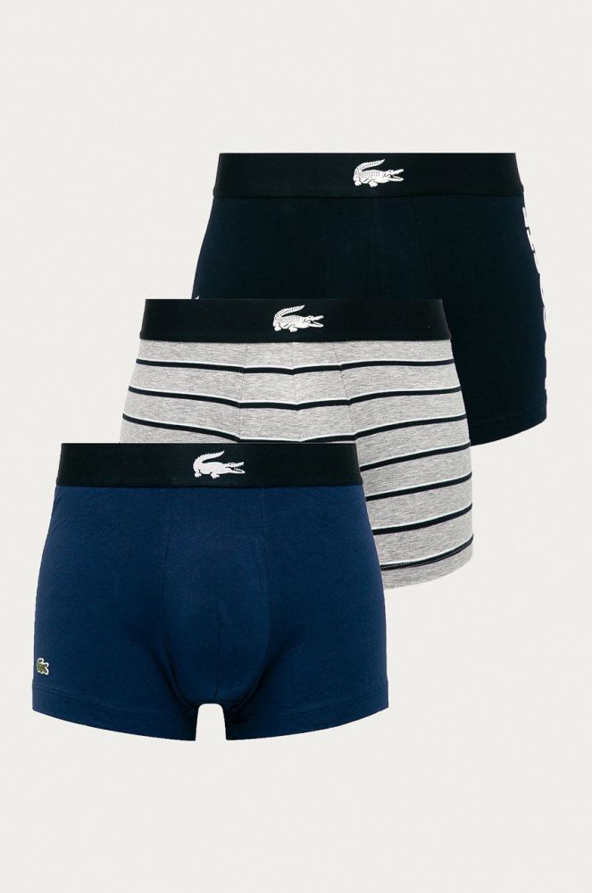 Боксери Lacoste (3-pack) чоловічі колір синій (2325425)