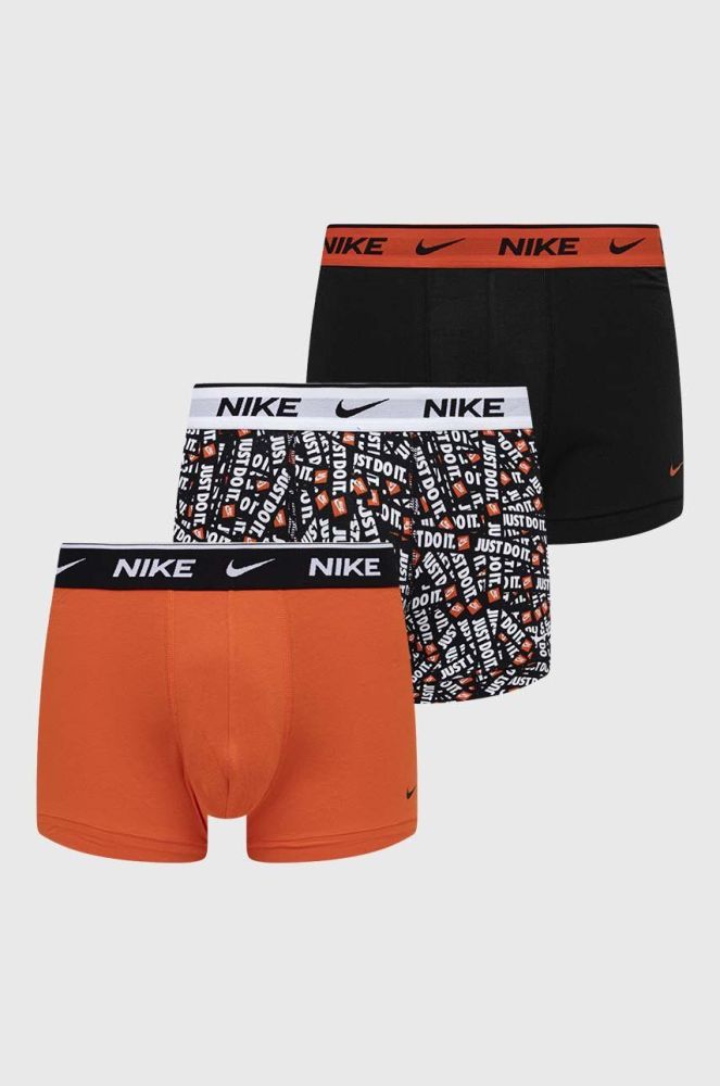 Боксери Nike 3-pack чоловічі колір помаранчевий (3599038)