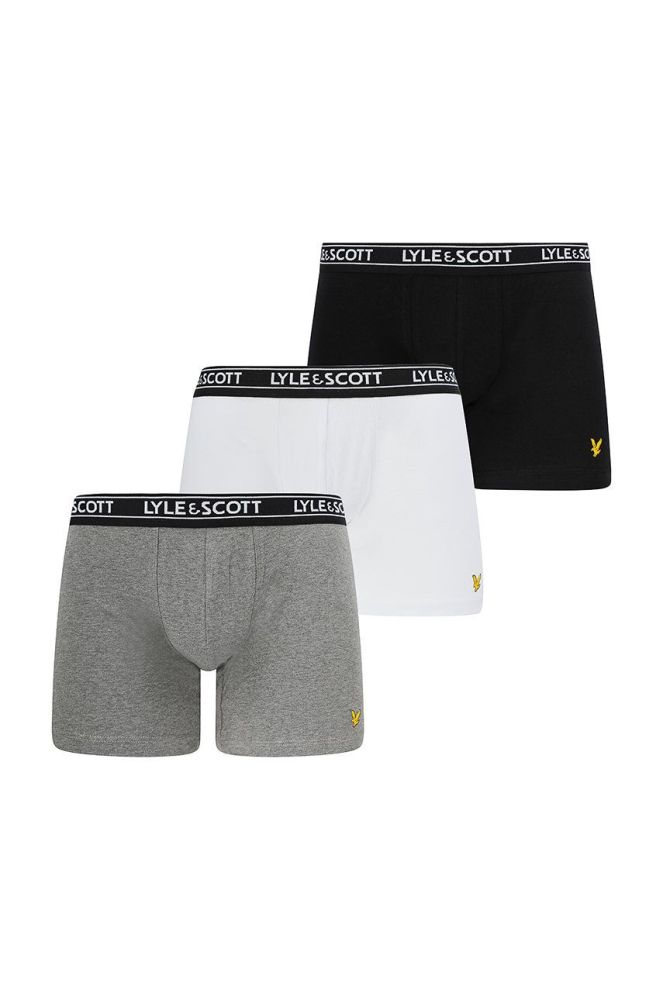 Lyle & Scott - Боксери QUINCY (3-pack) колір барвистий