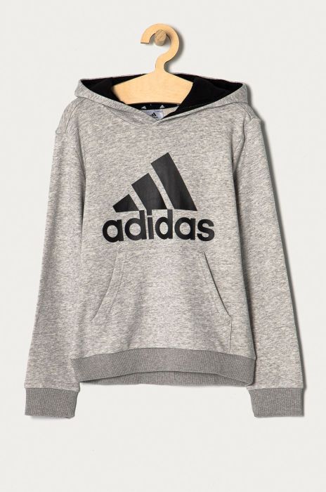 Дитяча кофта adidas колір сірий з принтом (1365265)