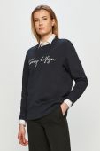 Tommy Hilfiger - Бавовняна кофта колір темно-синій