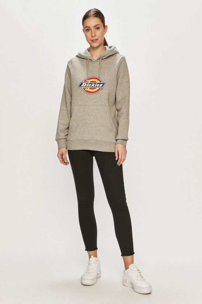 Кофта Dickies жіноча колір сірий з принтом DK0A4XCCGYM-GREYMELANG фото 2
