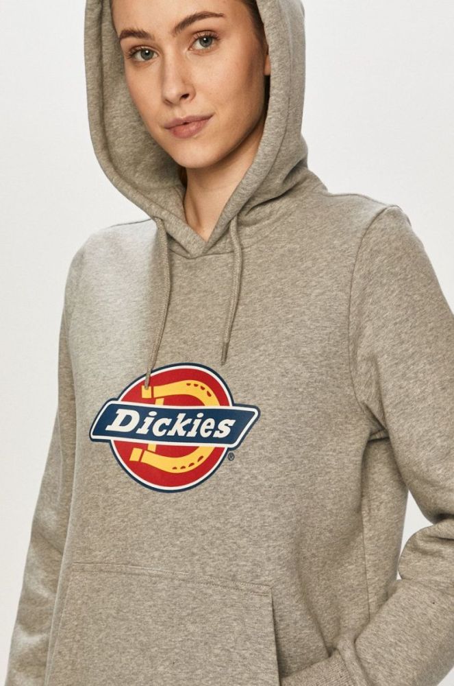 Кофта Dickies жіноча колір сірий з принтом DK0A4XCCGYM-GREYMELANG фото 4