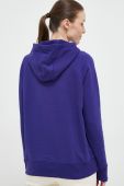 Кофта Under Armour жіноча колір фіолетовий з капюшоном однотонна 1356317-100