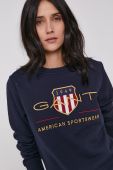 Кофта Gant жіноча колір синій з аплікацією (1451106)
