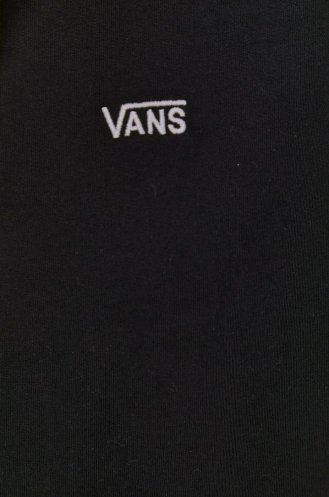 Бавовняна кофта Vans жіноча колір чорний гладка VN0A4R97BLK1-black фото 6
