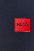 Кофта Hugo чоловіча колір синій з аплікацією