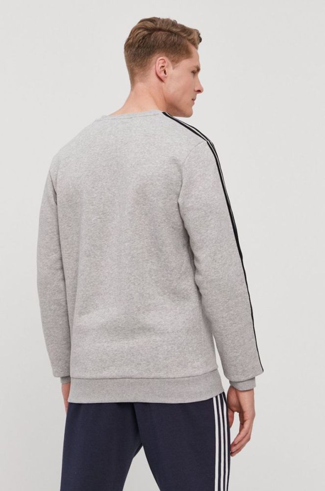 Кофта adidas чоловіча колір сірий меланж (1438200) фото 3