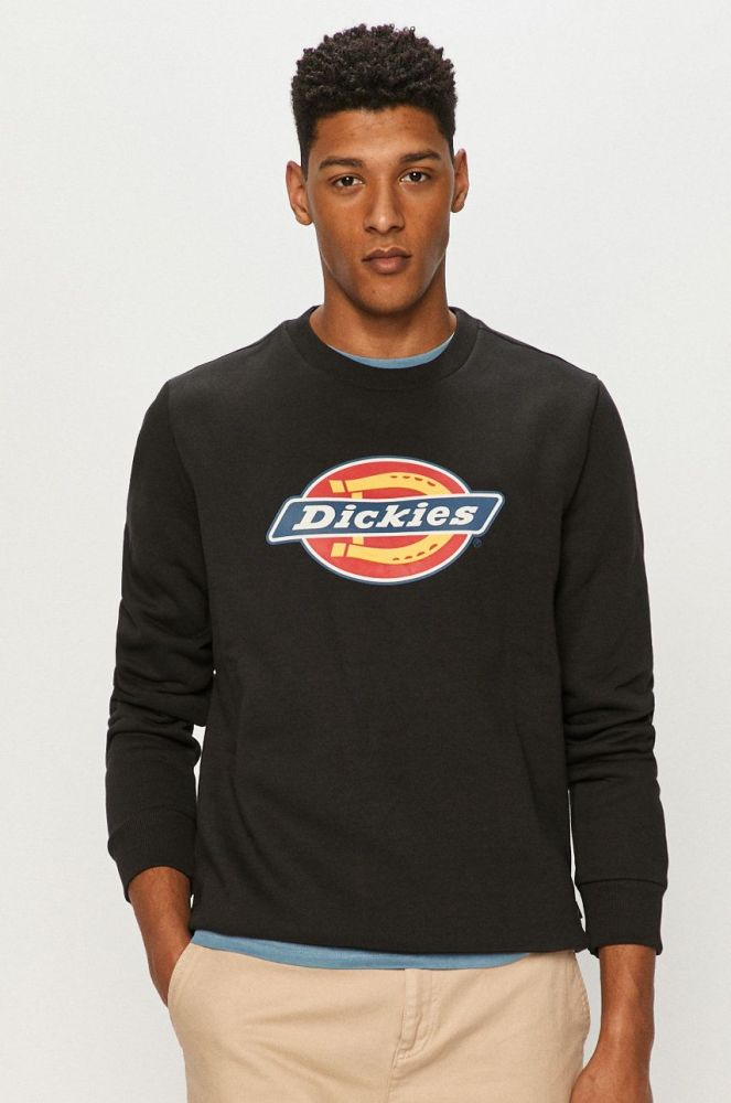 Кофта Dickies чоловіча колір чорний з принтом DK0A4XCIBLK-BLACK