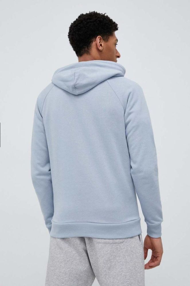 Кофта Under Armour чоловіча колір фіолетовий з капюшоном з принтом 1357093-652 фото 3