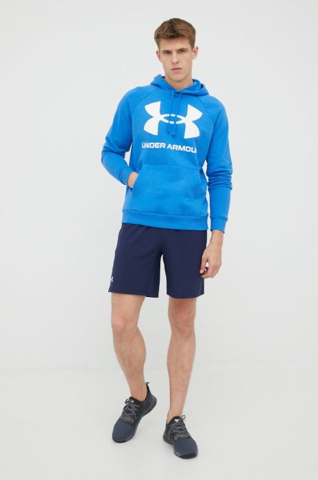 Кофта Under Armour 1357093 чоловіча  з принтом 1357093-652 колір блакитний