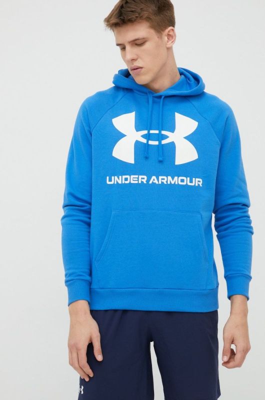 Кофта Under Armour 1357093 чоловіча  з принтом 1357093-652 колір блакитний фото 2