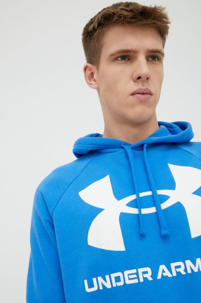 Кофта Under Armour 1357093 чоловіча  з принтом 1357093-652 колір блакитний фото 4