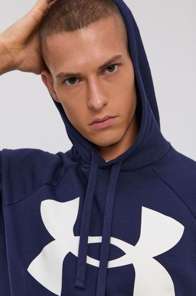 Кофта Under Armour 1357093 чоловіча колір синій з принтом 1357093-652 фото 4