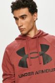 Кофта Under Armour 1357093 чоловіча колір бордовий з принтом 1357093-652
