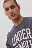 Кофта Under Armour 1361561 чоловіча колір сірий з принтом