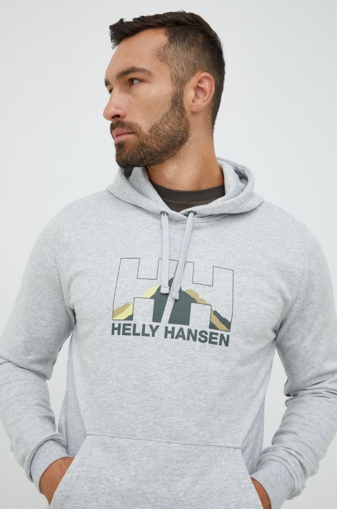 Helly Hansen Кофта колір сірий (2652939)