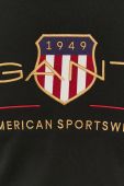 Кофта Gant 2046071 чоловіча колір чорний з аплікацією