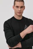 Кофта HUF чоловіча колір чорний з принтом (1497624)