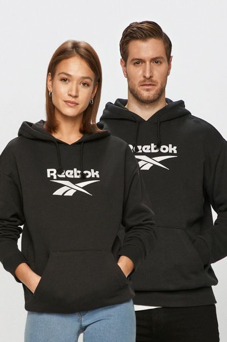Reebok Classic - Бавовняна кофта GU3879 колір чорний