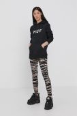 Кофта HUF колір чорний з принтом (1497632)