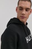 Кофта HUF колір чорний з принтом (1497632)