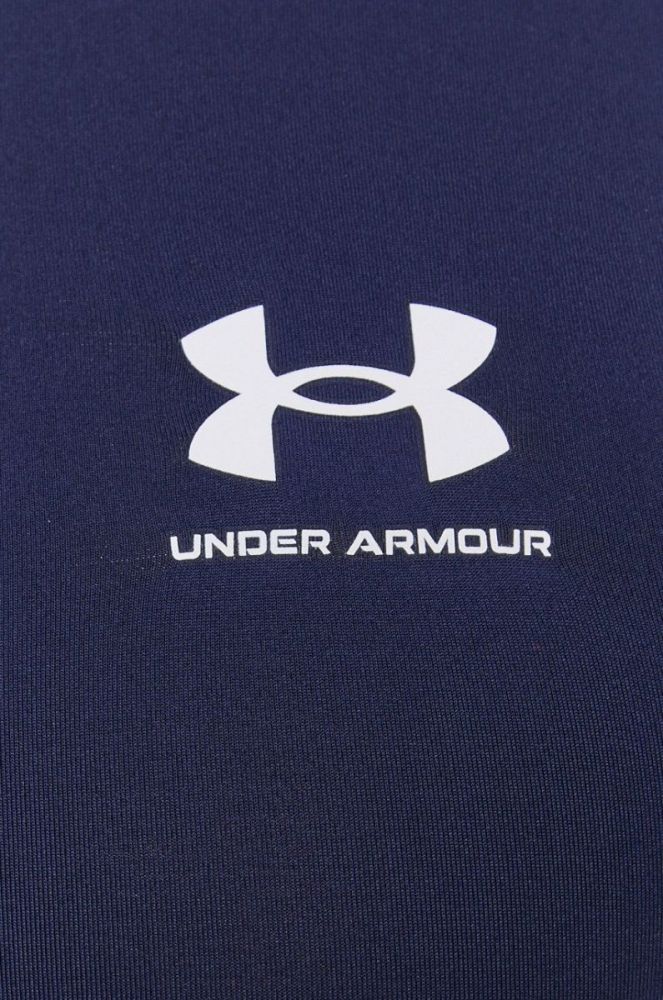 Лонгслів для тренувань Under Armour колір синій однотонний фото 5