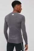 Лонгслів для тренувань Under Armour колір сірий однотонний