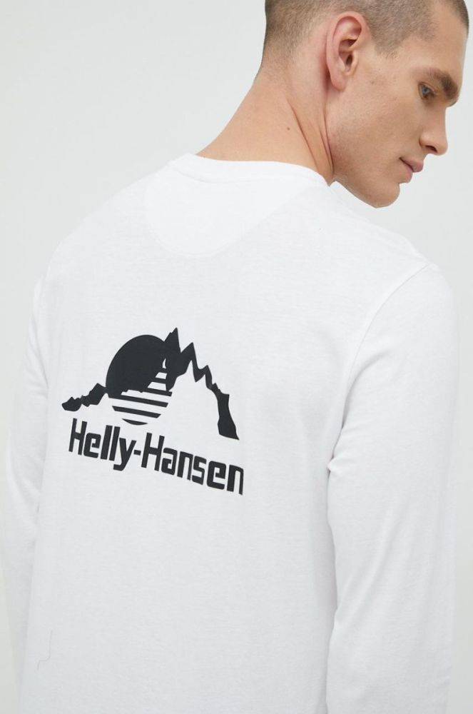 Helly Hansen Лонгслів колір білий фото 3