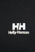 Бавовняний лонгслів Helly Hansen колір чорний з принтом (2741297)