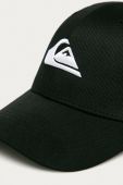 Дитяча кепка Quiksilver колір чорний з аплікацією