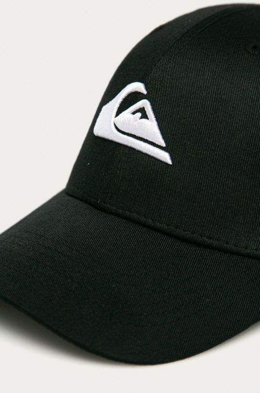 Дитяча кепка Quiksilver колір чорний з аплікацією фото 2