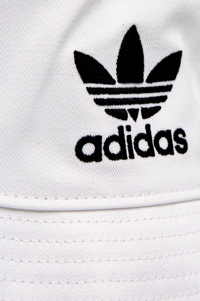 adidas Originals - Капелюх Adicolor Trefoil Bucket FQ4641.M-WHITE колір білий фото 2