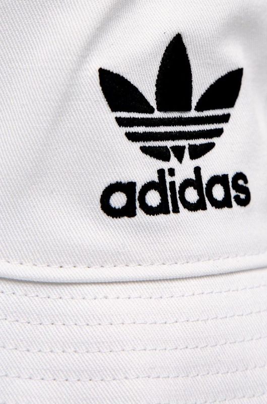 adidas Originals - Капелюх Adicolor Trefoil Bucket FQ4641.M-WHITE колір білий фото 2