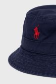 Капелюх Polo Ralph Lauren колір синій з бавовни