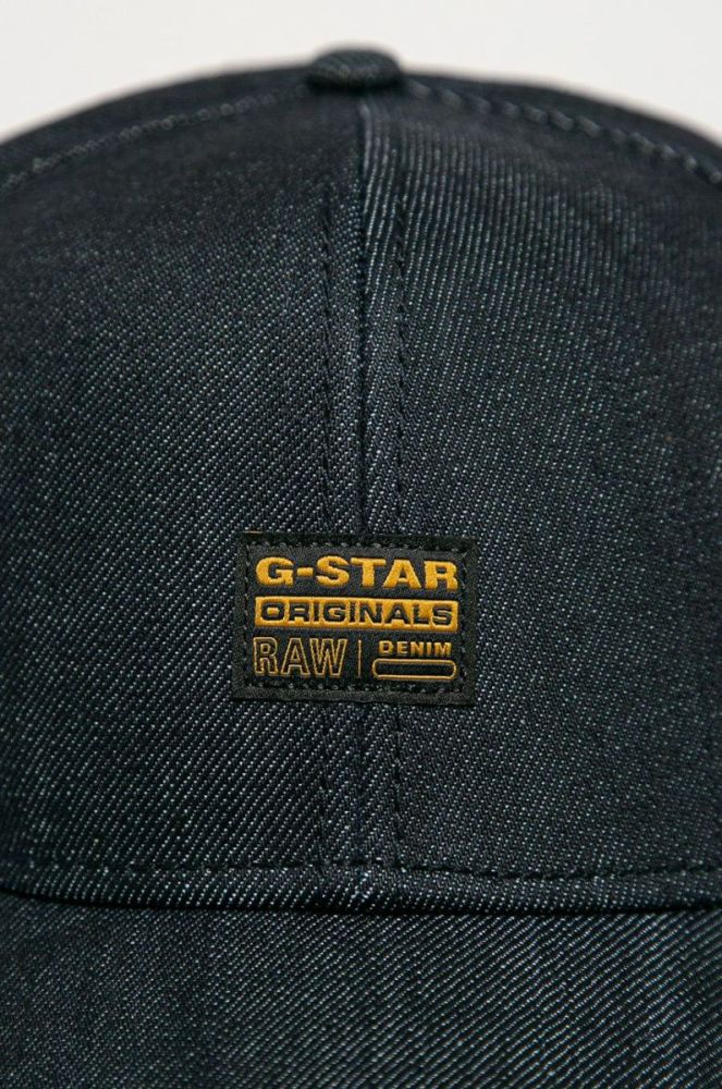 G-Star Raw - Кепка колір блакитний фото 2