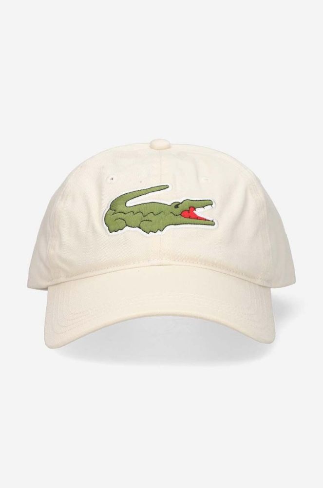 Кепка Lacoste колір білий з аплікацією RK4711-031 (3343676) фото 2