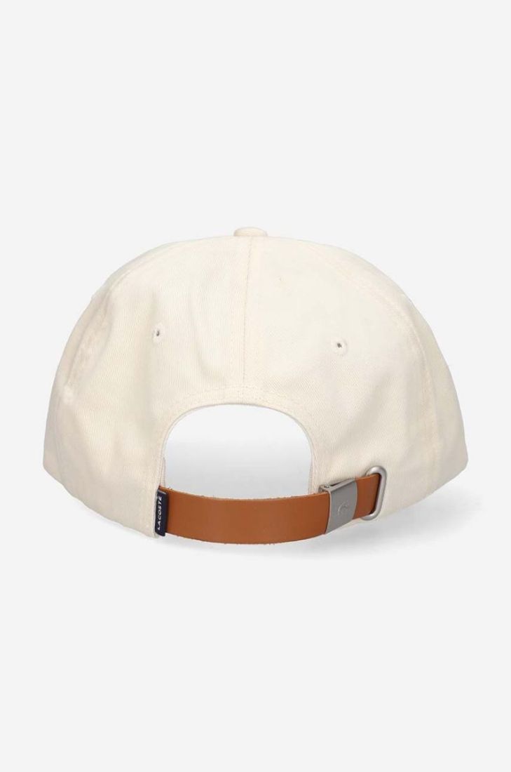 Кепка Lacoste колір білий з аплікацією RK4711-031 (3343676)