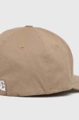 Шапка DC колір бежевий з аплікацією
