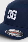 Кепка Dc колір синій з аплікацією