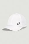Кепка Asics колір білий гладка