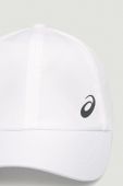 Кепка Asics колір білий гладка