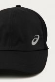 Кепка Asics колір чорний гладка (735029)